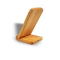 Hot sale 10w fast wood bamboo stand with wireless charger for Phone